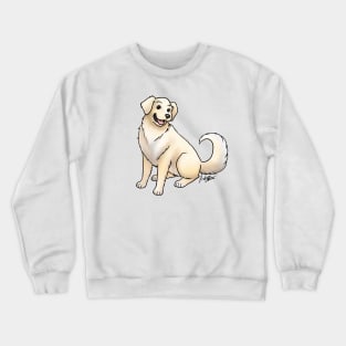 Dog - Golden Retriever - Cream Crewneck Sweatshirt